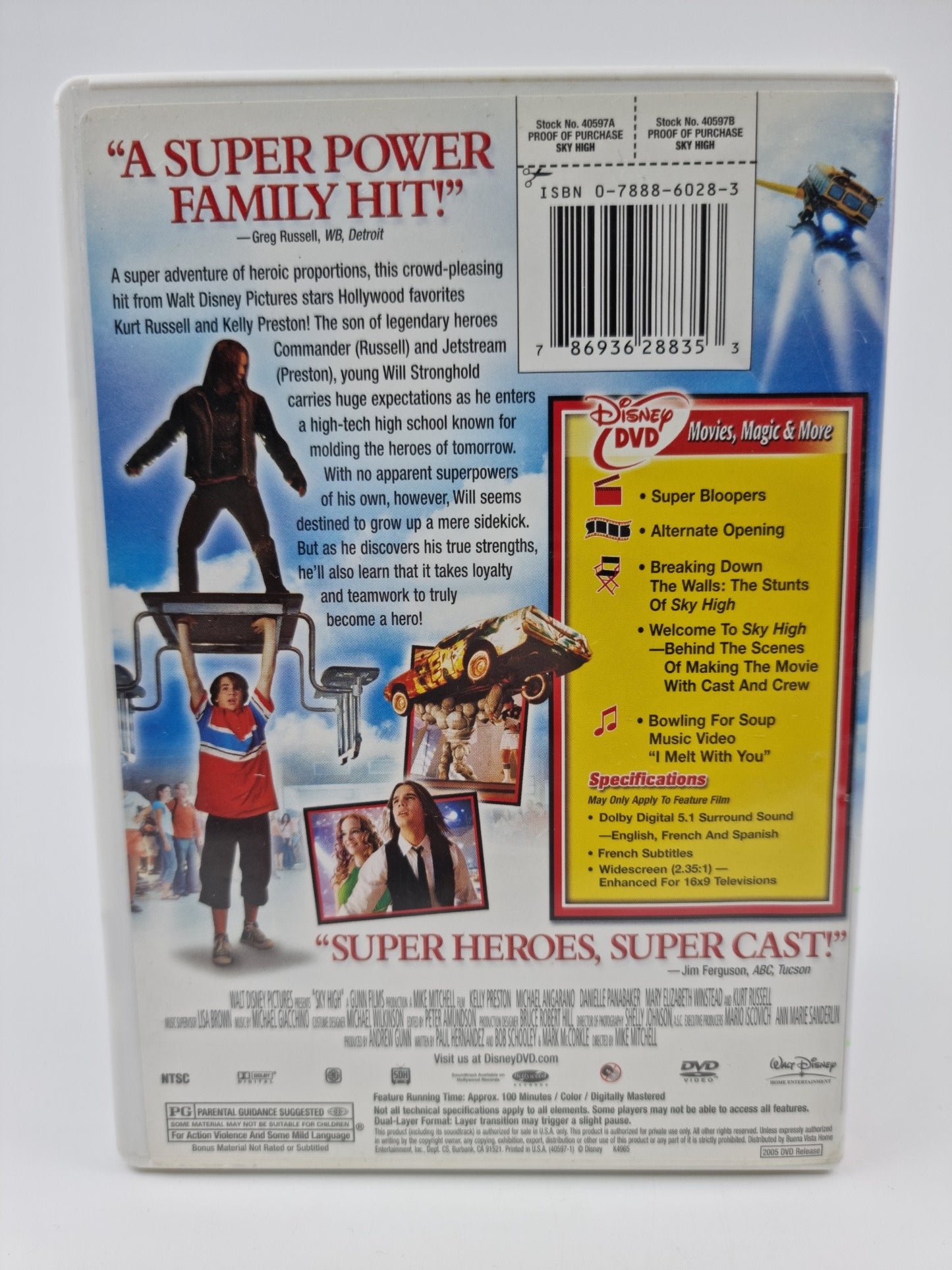 DVD - Sky High L'École fantastique