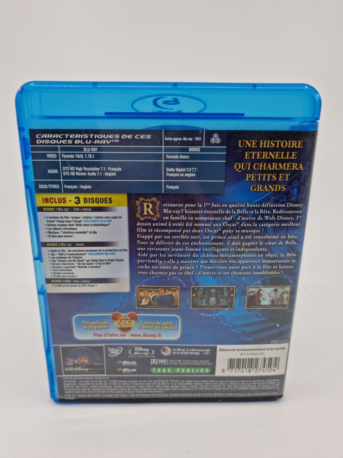 Blu-Ray - La Belle et la Bête