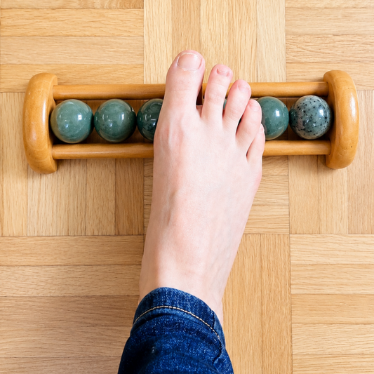 Masseur de pieds en bois - 6 billes