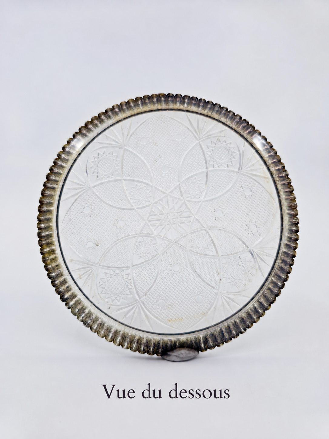 Dessous de verre avec ornements dorés (5 pièces)