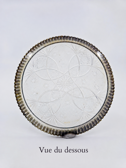 Dessous de verre avec ornements dorés (5 pièces)