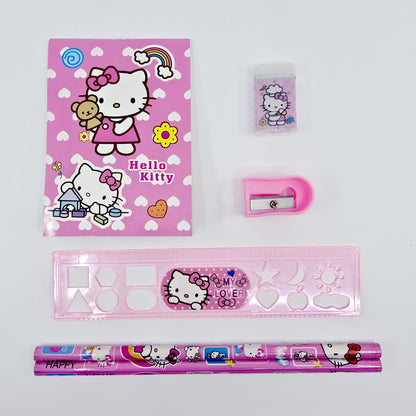 Set de papeterie Hello Kitty (7 pièces)