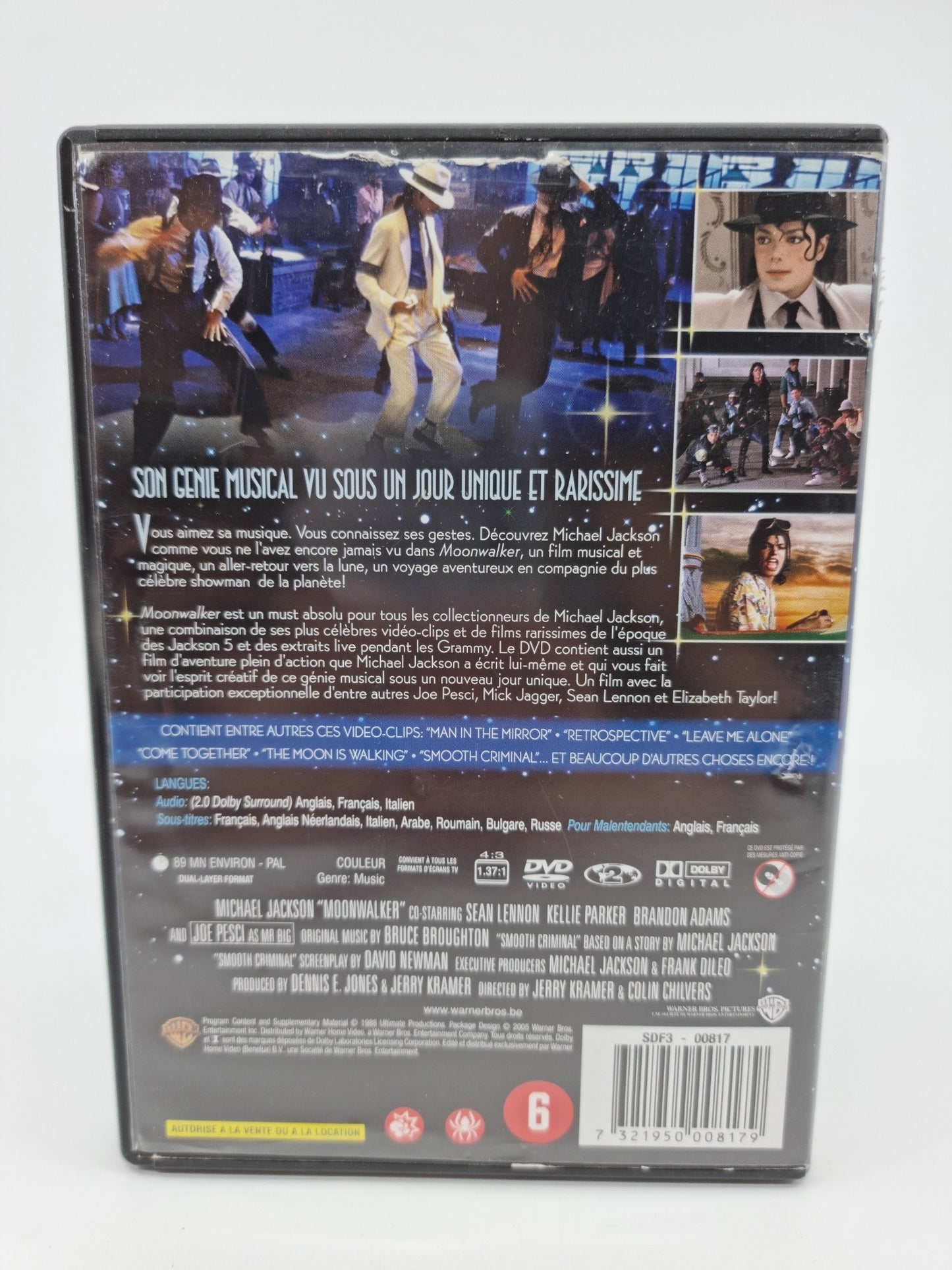 DVD - Michael Jackson, Moonwalker
