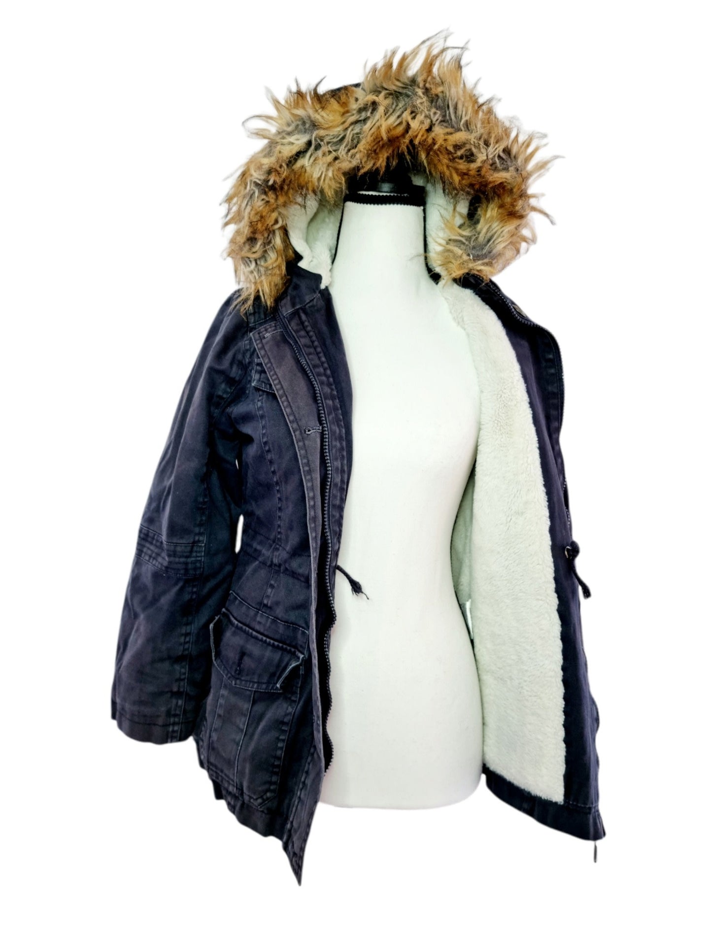 Blouson à capuche marine (SIZE : 152)