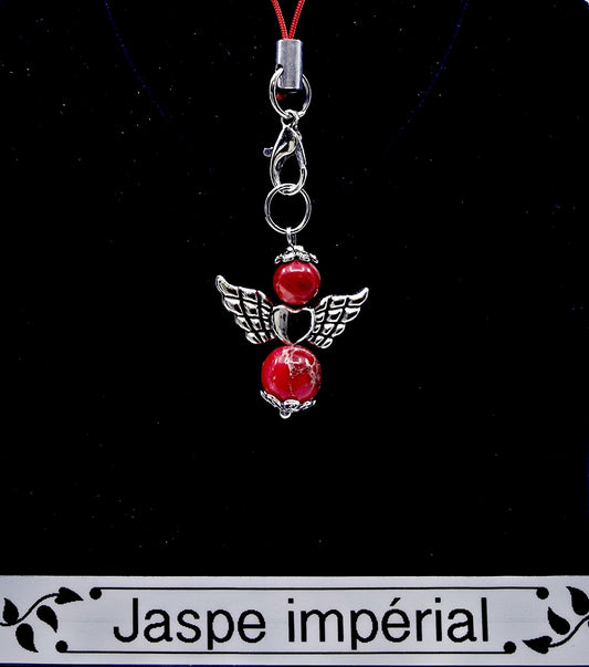 Ange porte-bonheur - Jaspe impérial