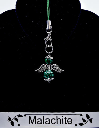 Ange porte-bonheur - Malachite