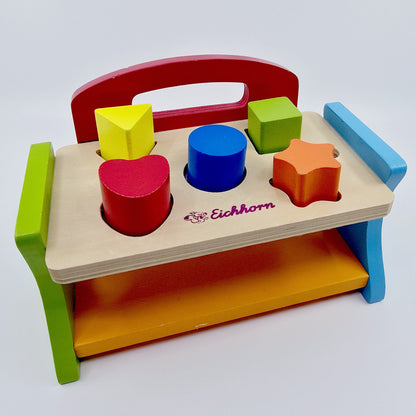 Banc à marteler en bois - Eichhorn