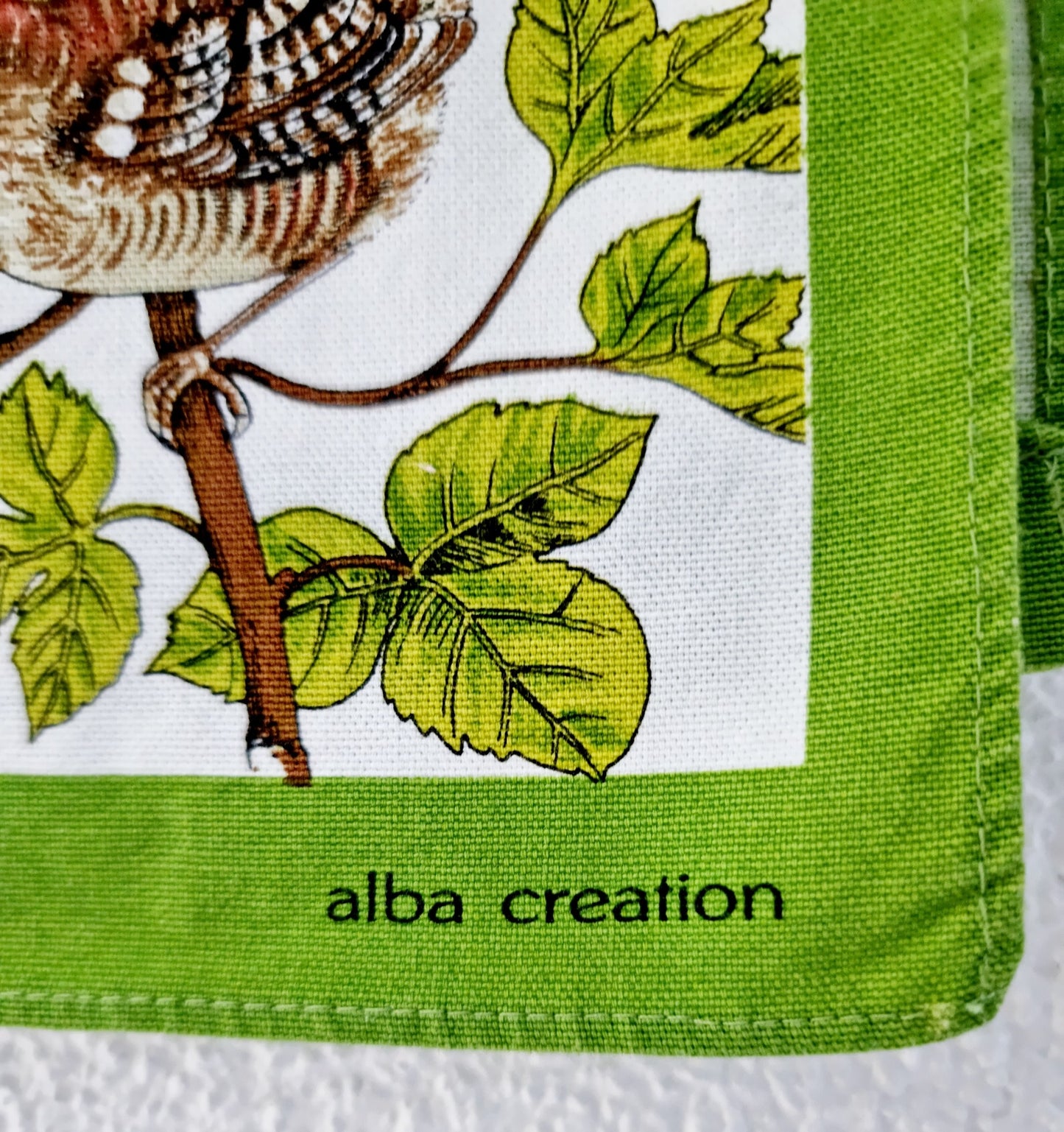 Linge de cuisine - calendrier 2001 oiseaux (60 X 40 cm )