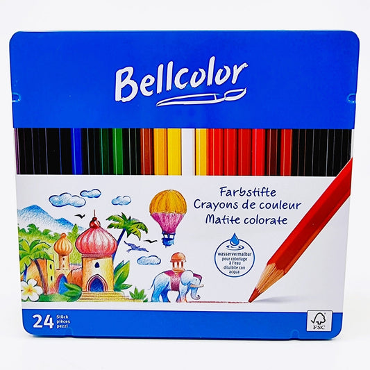 Crayons de couleur Bellcolor (24 pièces)