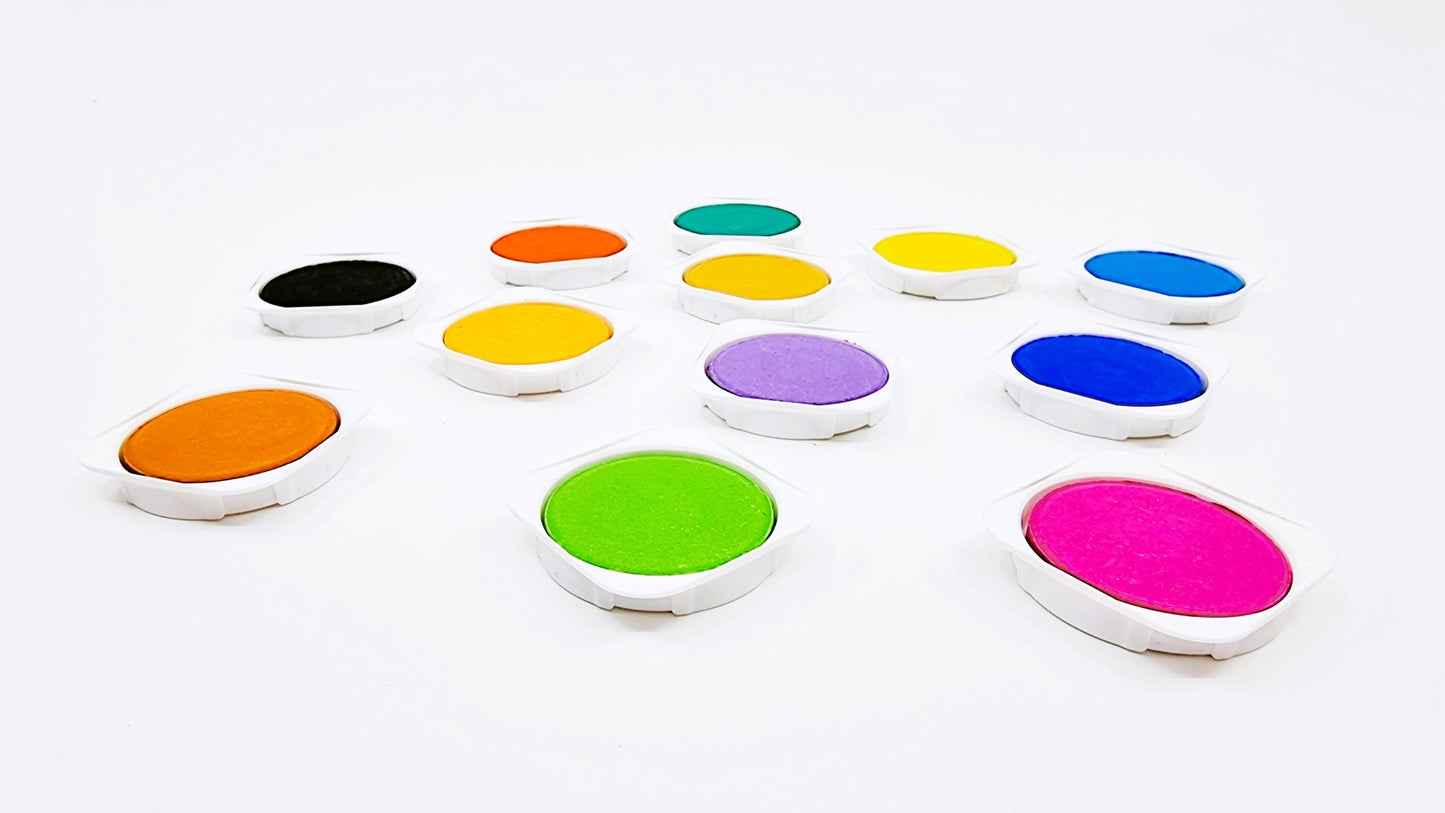 Peinture à l′aquarelle Bellcolor (12 couleurs)