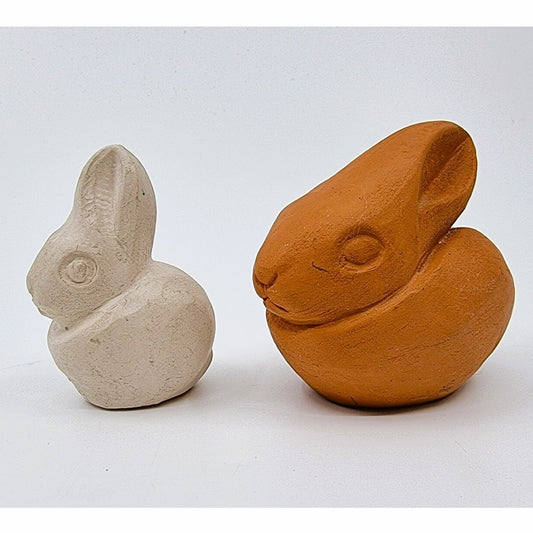 Bibelot - Lapins miniatures en terre cuite