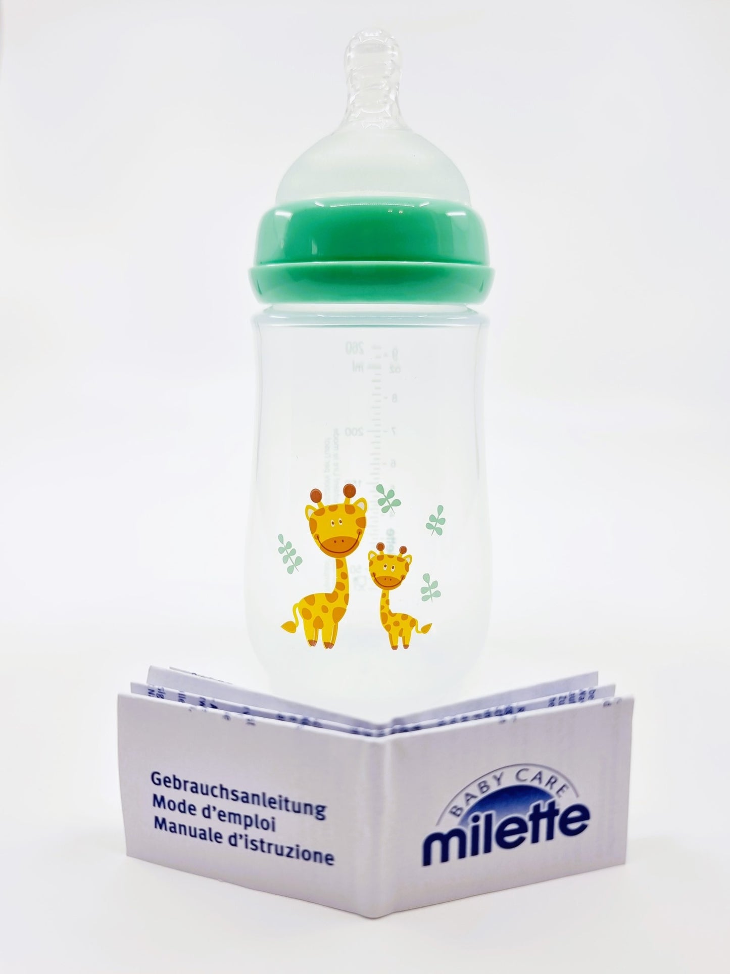 Biberon Milette 260 ml - Girafes (3 à 9 mois)