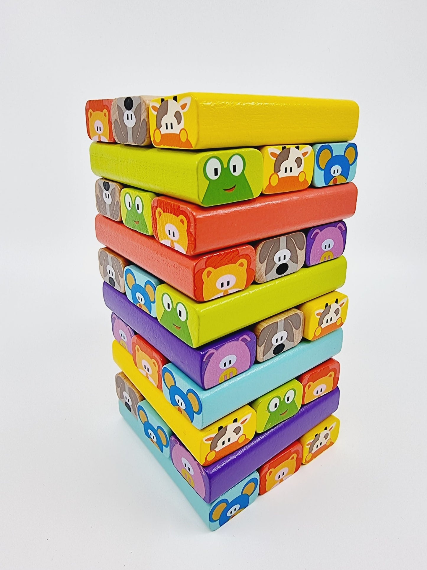 Blocs empilables en bois - Animalitos