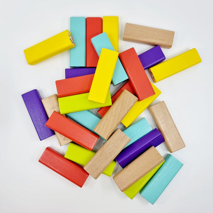Blocs empilables en bois - Animalitos