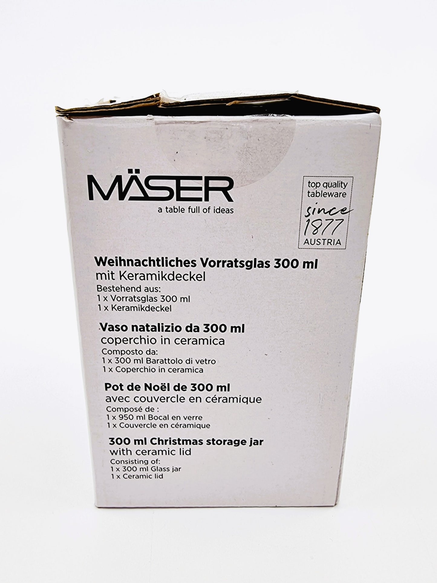 Bocal en verre - Père Noël