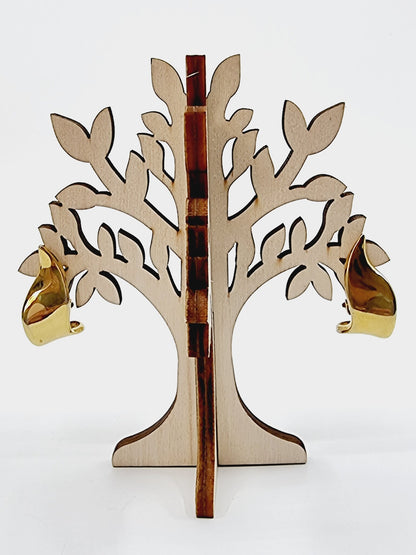 Boucles d'oreilles clips - dorées