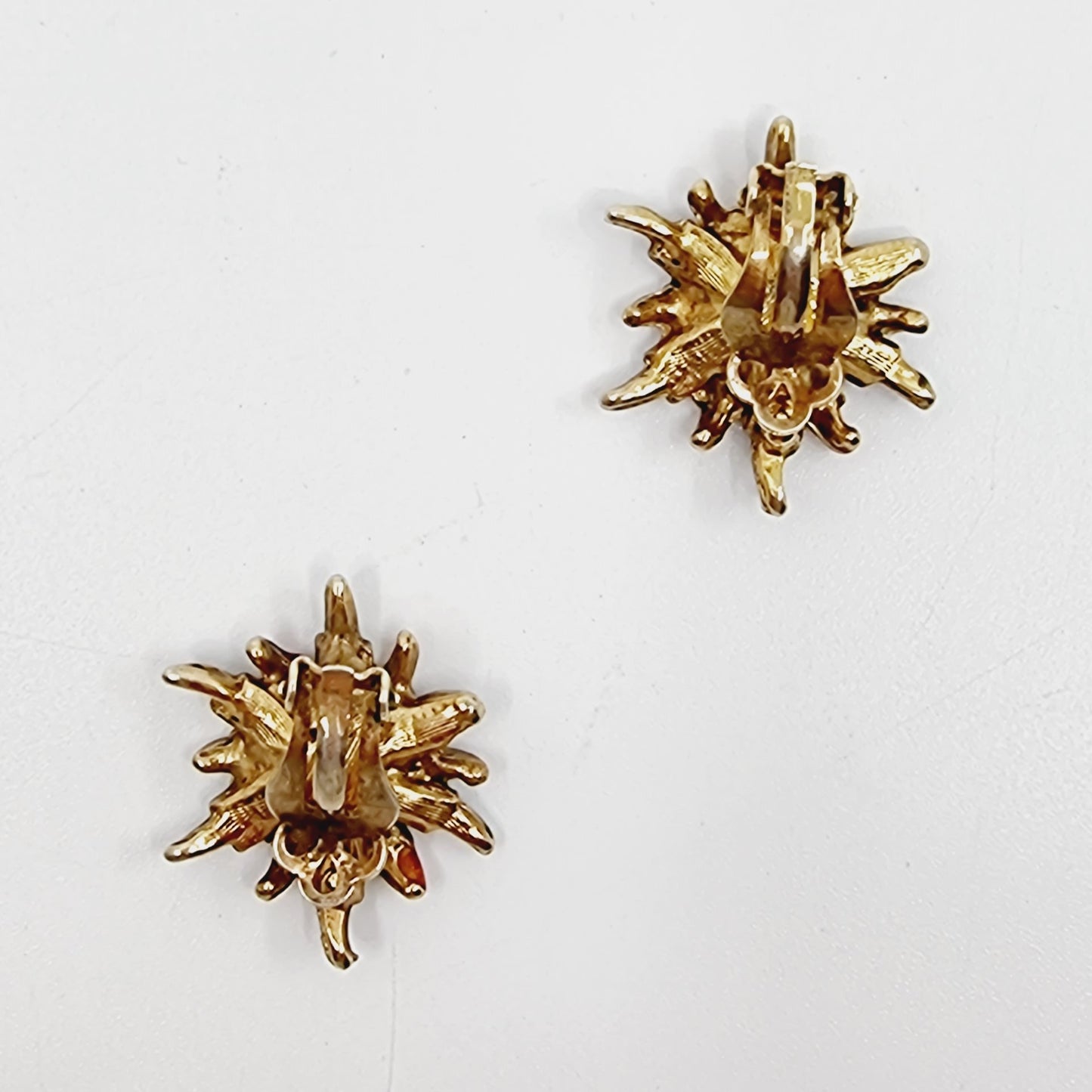 Boucles d'oreilles clips - fleurs