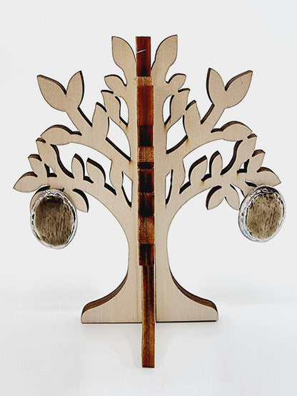 Boucles d'oreilles clips - ovales