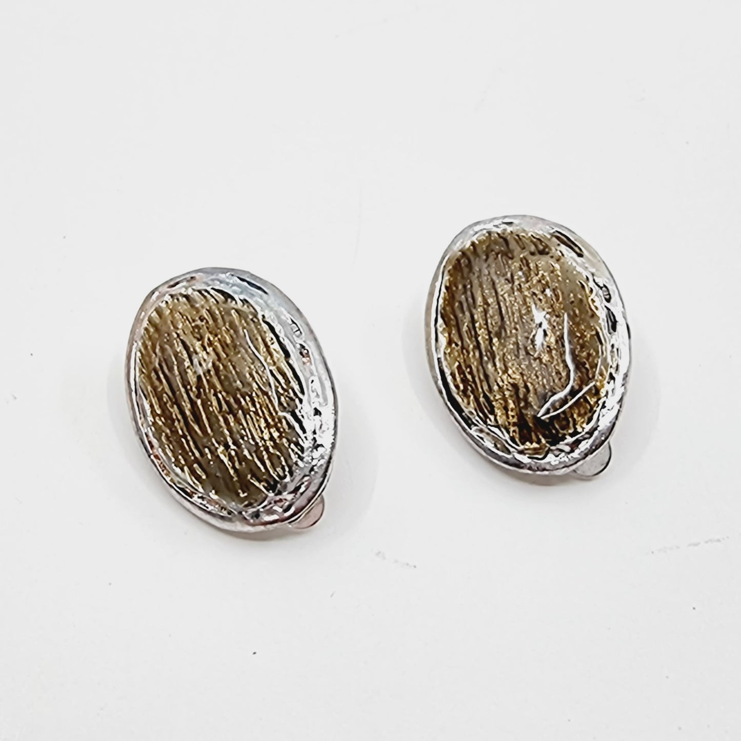 Boucles d'oreilles clips - ovales