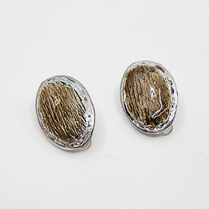 Boucles d'oreilles clips - ovales