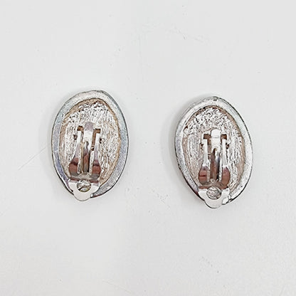 Boucles d'oreilles clips - ovales