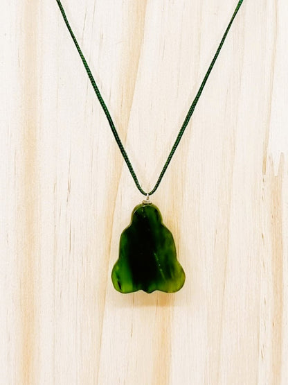 Collier - Bouddha sculpté en jade naturel