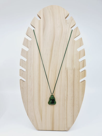 Collier - Bouddha sculpté en jade naturel