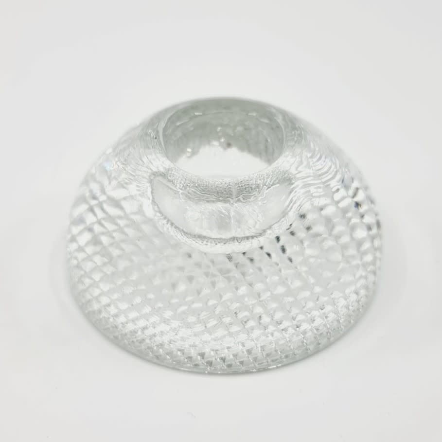 Bougeoir en verre pour bougie effilée (2 pièces)
