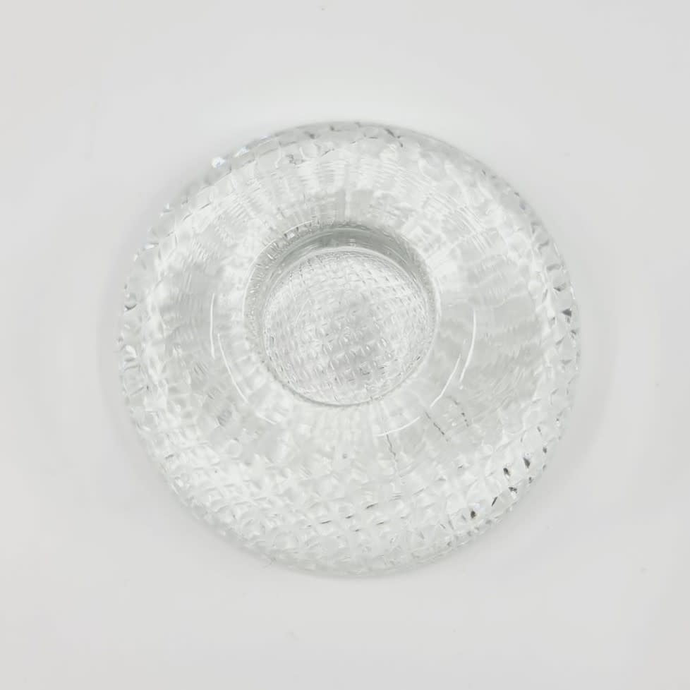 Bougeoir en verre pour bougie effilée (2 pièces)