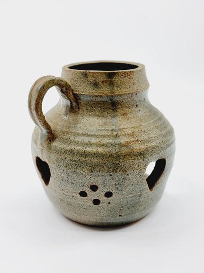 Photophore en terre cuite