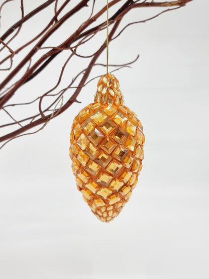 Décoration pour sapin - Pomme de pin