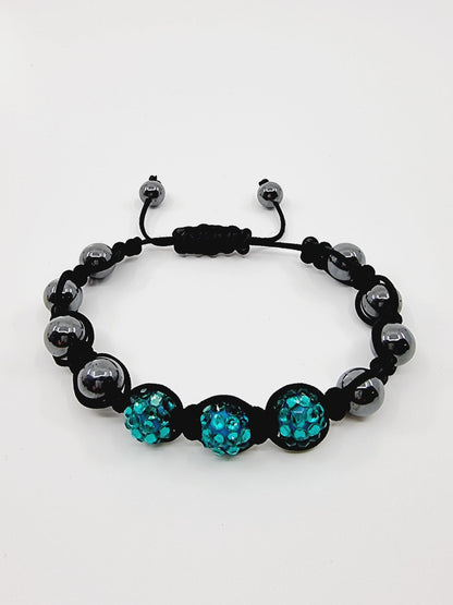 Bracelet shamballa - Lagon
