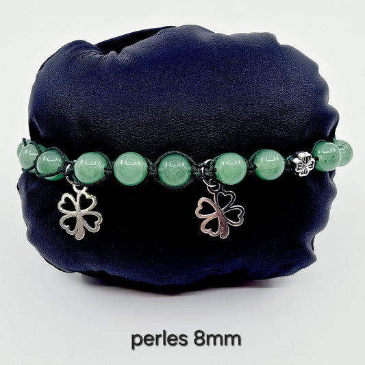 Bracelet trèfle - Aventurine