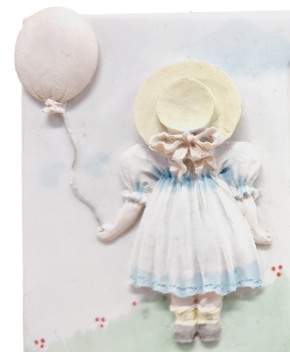 Cadre photo - La petite fille au ballon