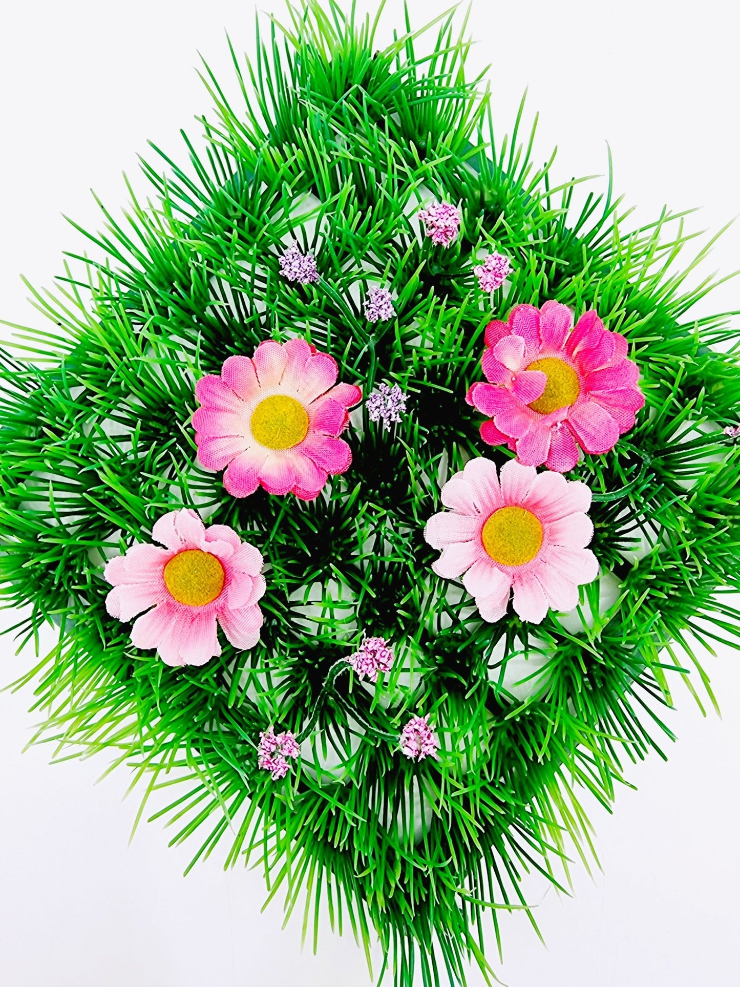 Carré d'herbe champêtre décoratif (2 pièces)