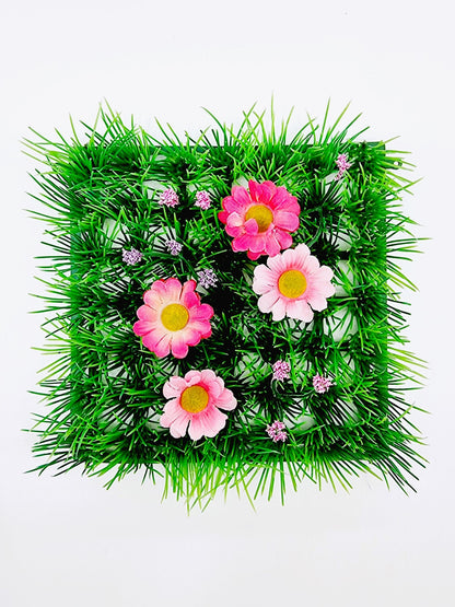 Carré d'herbe champêtre décoratif (2 pièces)