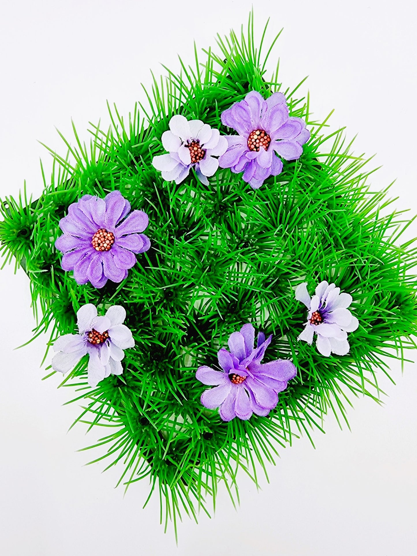 Carré d'herbe champêtre décoratif (2 pièces)