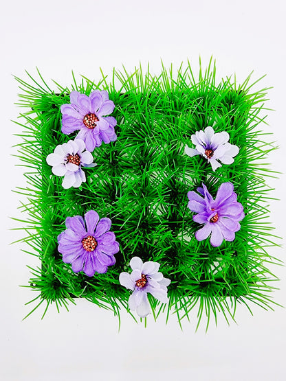 Carré d'herbe champêtre décoratif (2 pièces)