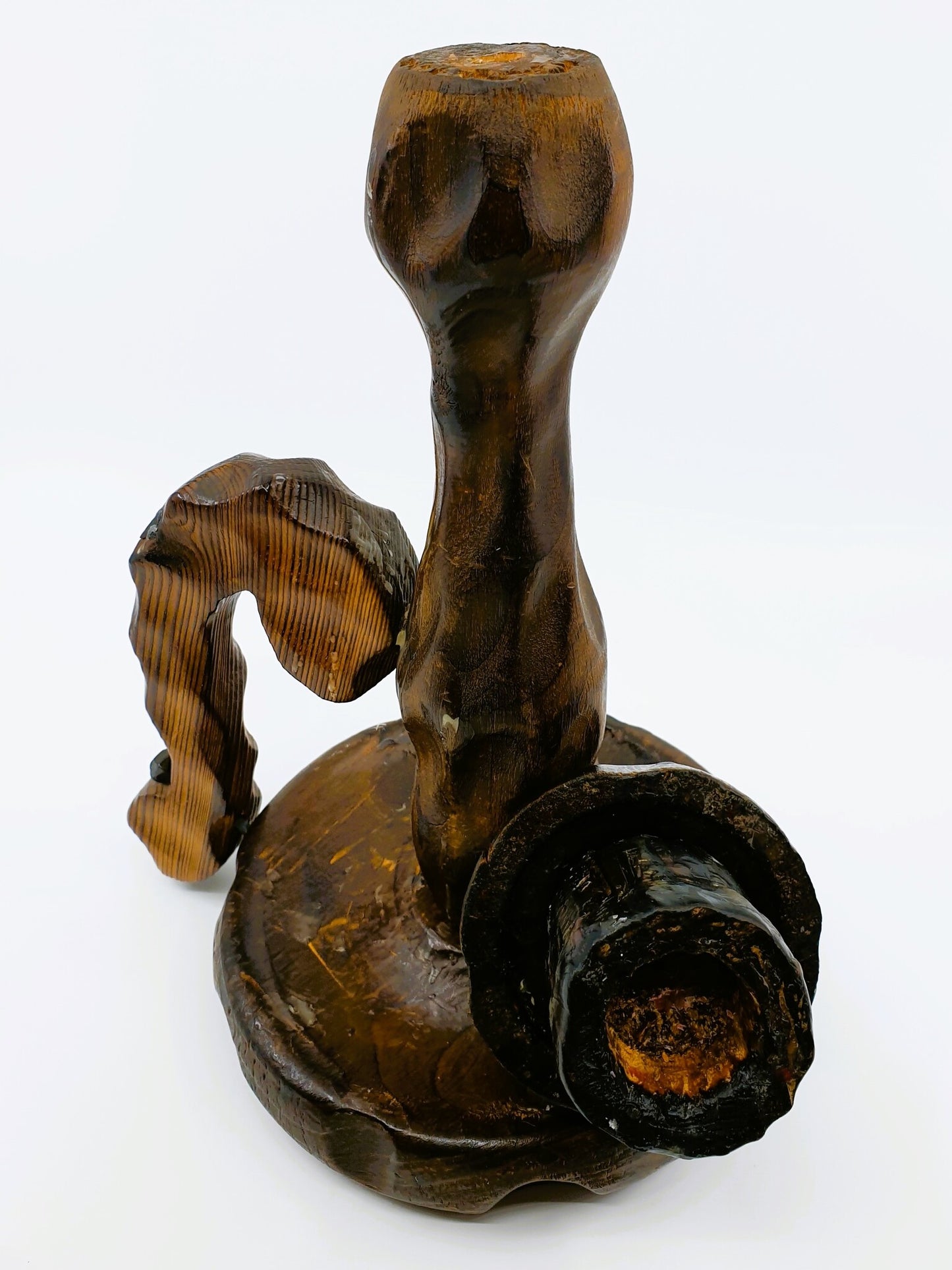 Chandelier en bois de cerisier