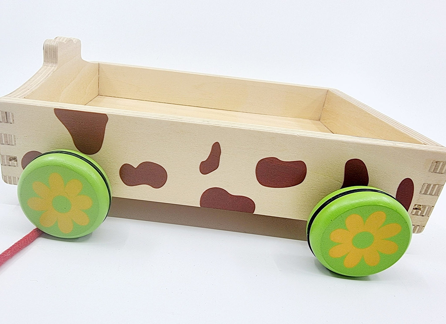 Chariot à tirer vache avec 14 plots