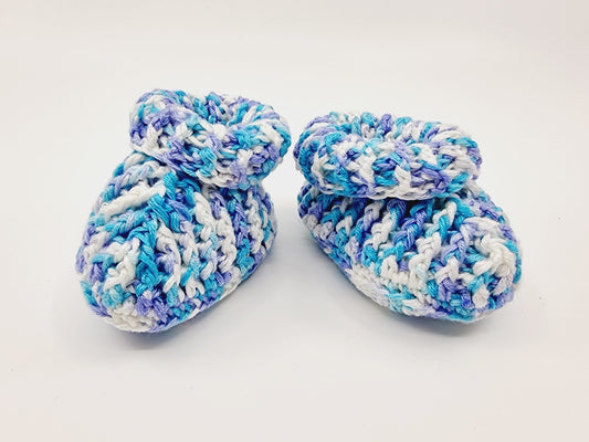 Chaussons bébé - bleu