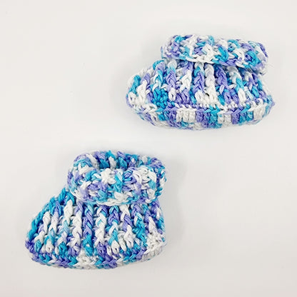 Chaussons bébé - bleu