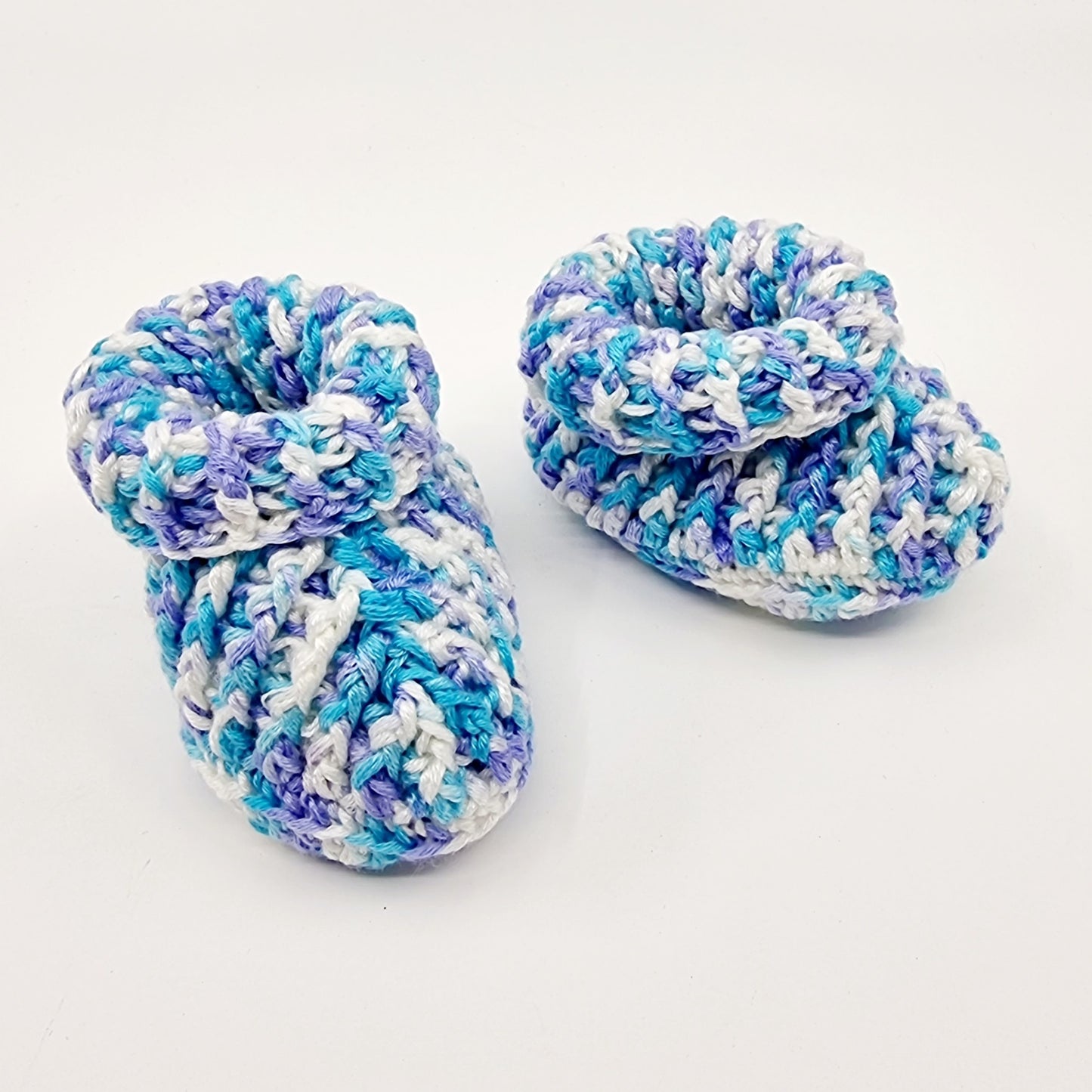 Chaussons bébé - bleu