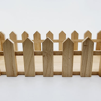 Clôture décorative en bois (34 x 17 cm)
