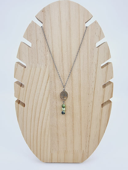 Collier arbre de vie - Serpentine