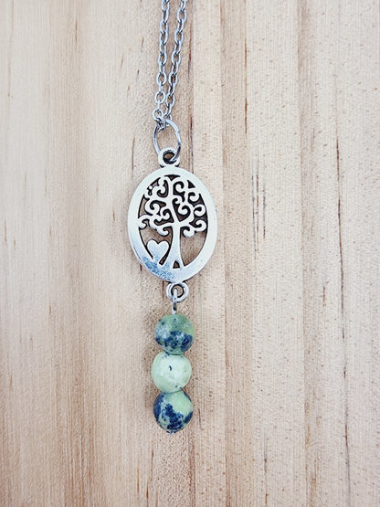 Collier arbre de vie - Serpentine