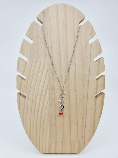 Collier battement de coeur - Jaspe impérial