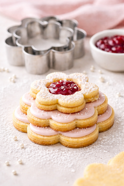 Trio d’emporte-pièces – fleur ondulée