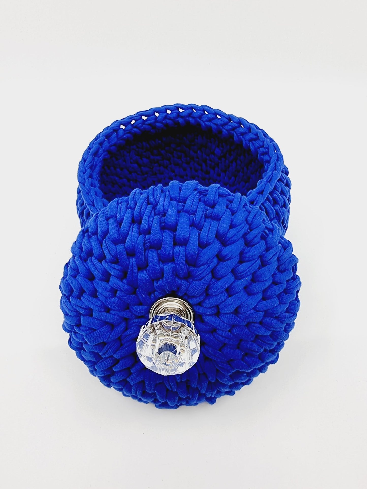 Corbeille bonbonnière - bleue