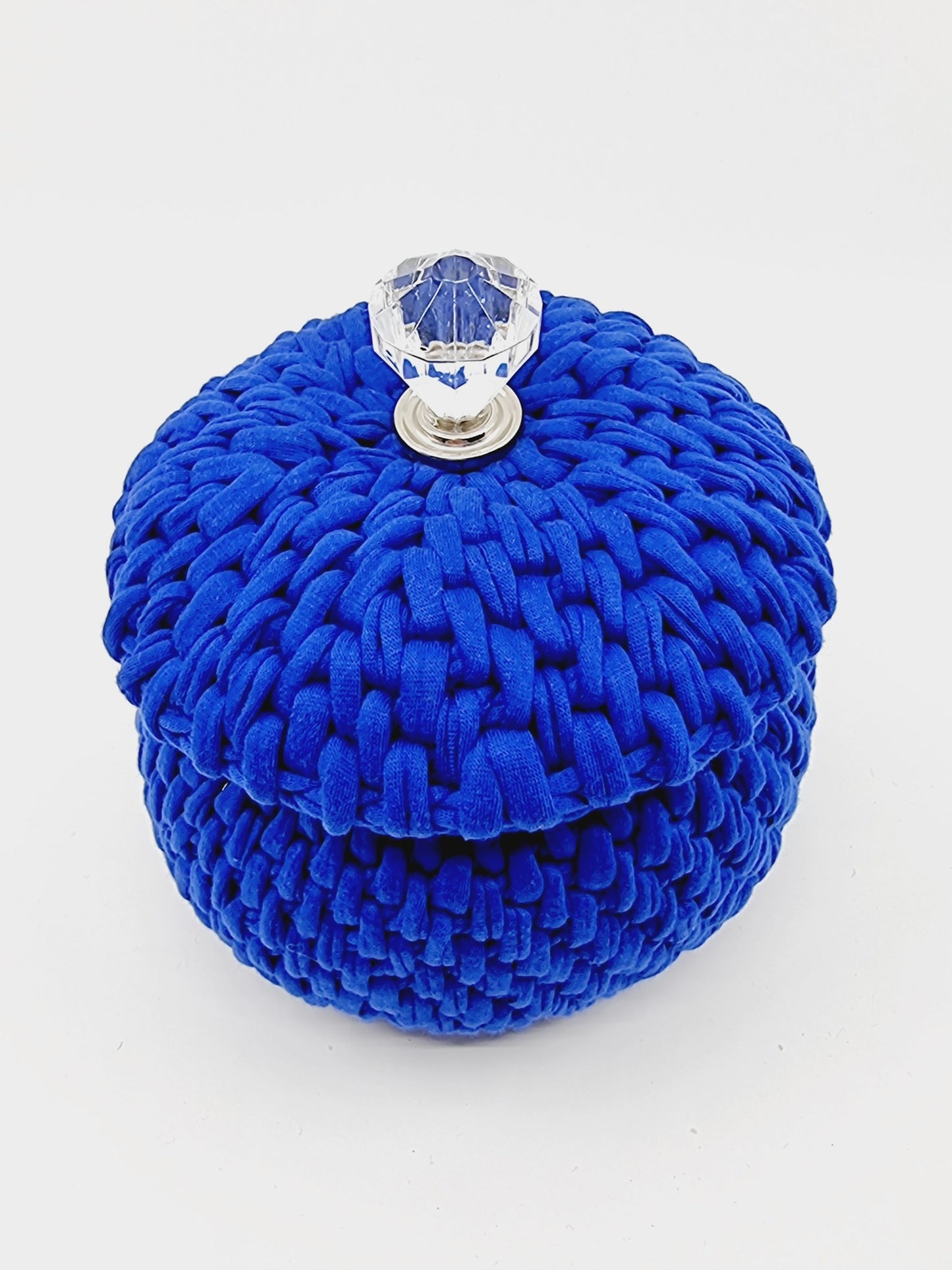 Corbeille bonbonnière - bleue